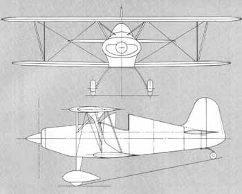 Acroduster One 3-view, side